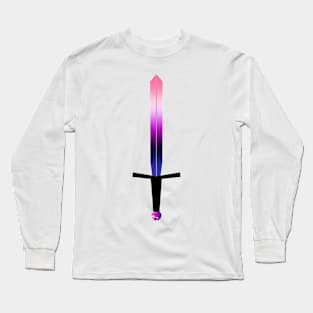 Genderfluid Sword Long Sleeve T-Shirt